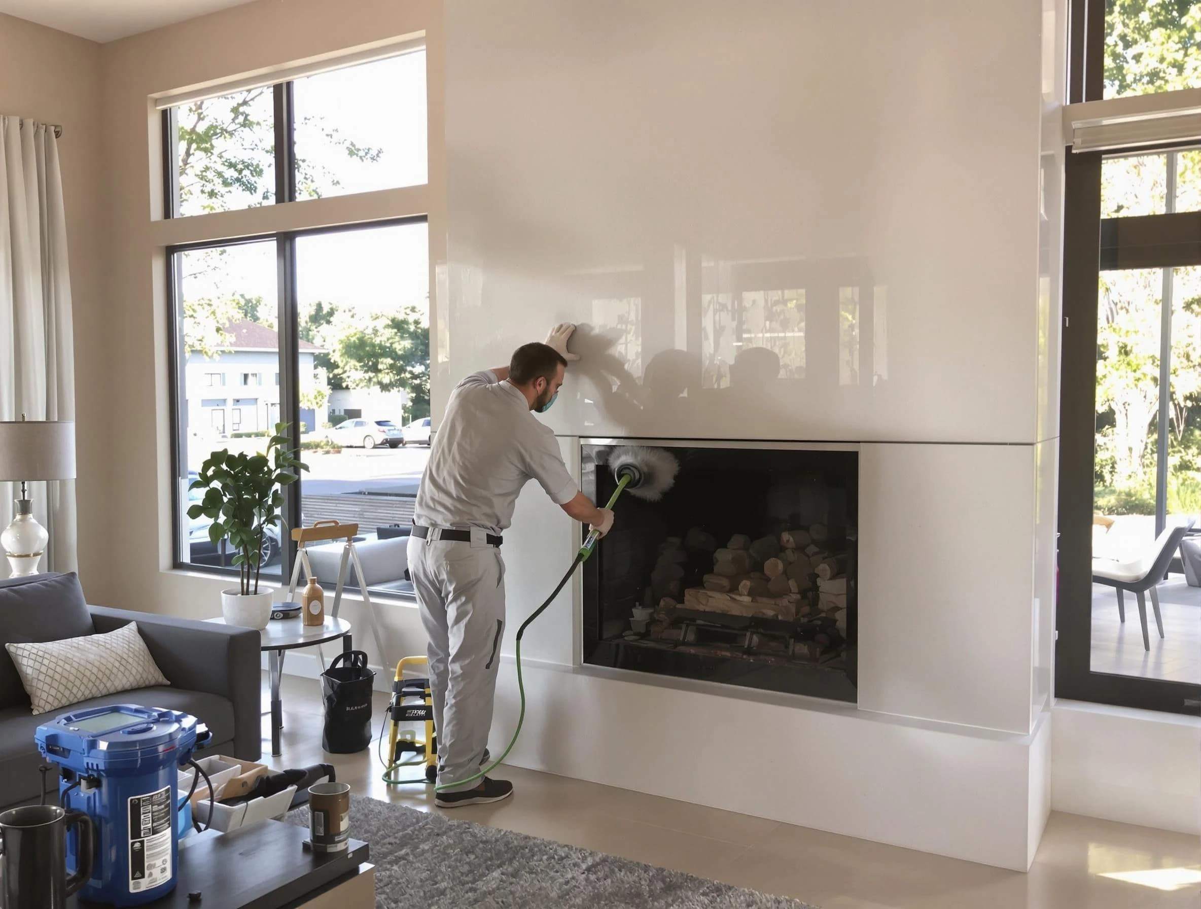 Ponderosa Park Chimney Sweep performing thorough soot removal in Ponderosa Park, CO