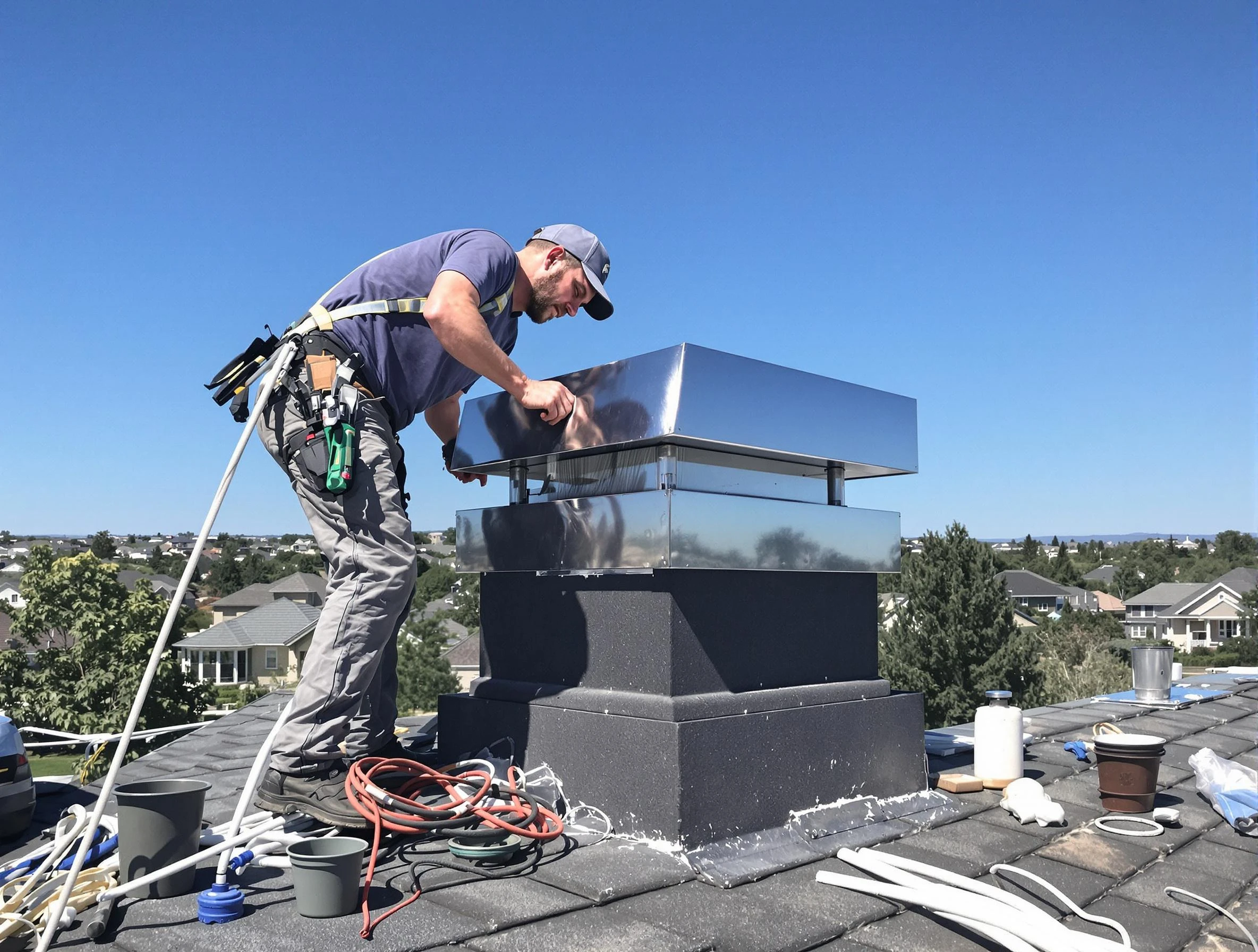 Chimney Cap Services service in Ponderosa Park, CO