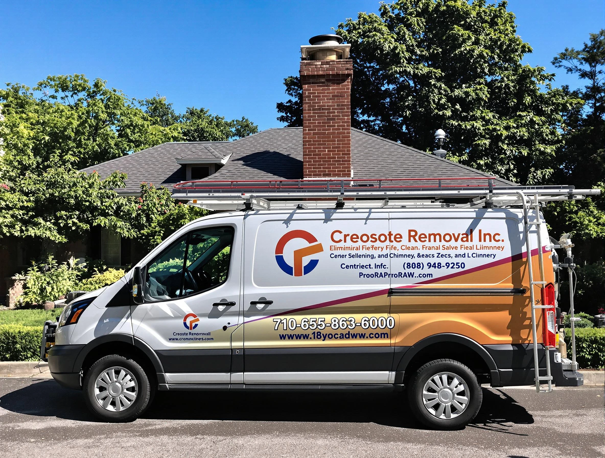 Ponderosa Park Chimney Sweep technician removing creosote safely in Ponderosa Park, CO